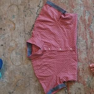 Men size small dress shirt short sleeve